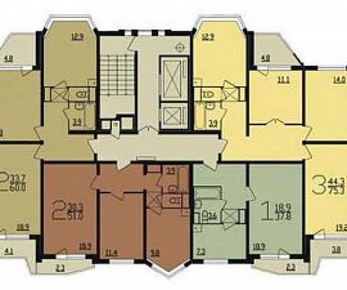 П-44 .  Типовой жилой дом серии П-44Т/17