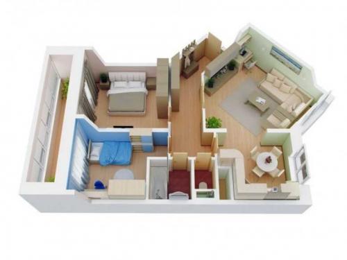 Дизайн типовой 3х комнатной квартиры. Трехкомнатная квартира: планировка и правильное использование пространства. Выбор материалов отделки, мебели и света (фото + видео)