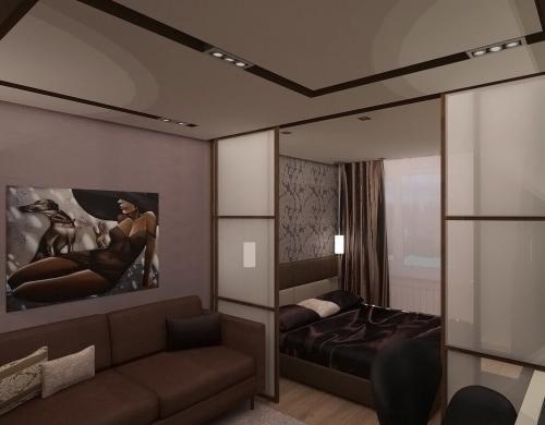 Дизайн 2 х комнатной квартиры П-44. Оформление комнат в двухкомнатной квартире линейки п44т