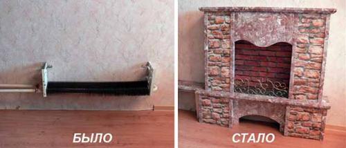 Камин из пенопласта чертеж. Выбор конструкции и создание чертежа