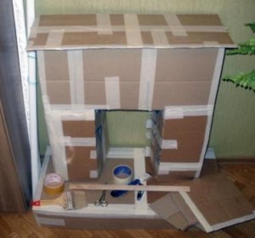 Как сделать камин из пенопласта своими руками. Как сделать декоративный камин из пенопласта своими руками