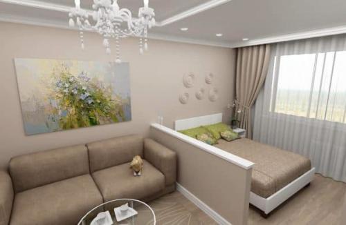 Какие факторы следует учитывать при создании гостиной спальни в одной комнате 20 кв. метров. Способы условного зонирования