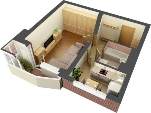 Дизайн квартиры П-44Т по всем канонам современного дизайна. Что стоит знать перед планировкой и созданием дизайна квартиры типа п44т