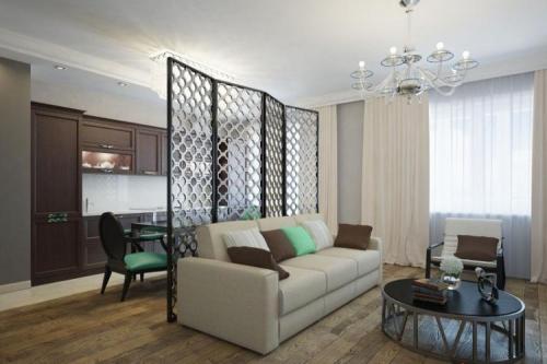 Какие современные дизайнерские решения подходят для зонирования небольшой квартиры. Способы зонирования однокомнатной квартиры