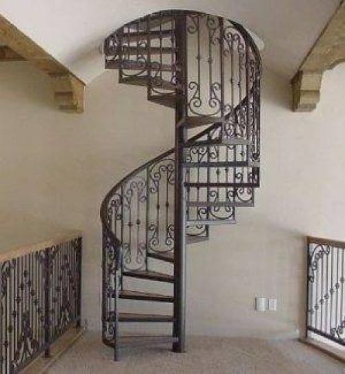 Винтовая лестница своими руками из металла. Виды металлических винтовых лестниц
