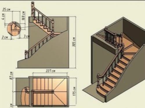 3D Расчет винтовой лестницы. Расчет винтовой лестницы — методика 07