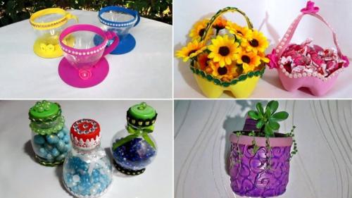Поделки из пластиковых бутылок в школу. Поделки из пластиковых бутылок своими руками: ТОП-100 фото лучших идей для начинающих мастеров