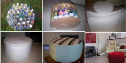 Что можно сделать из пластиковых бутылок своими руками. Мебель из подручных материалов: утилизируем пластиковые бутылки