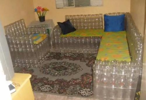 Мебель из бутылок своими руками. 7 различных способов, как сделать мебель из пластиковых бутылок