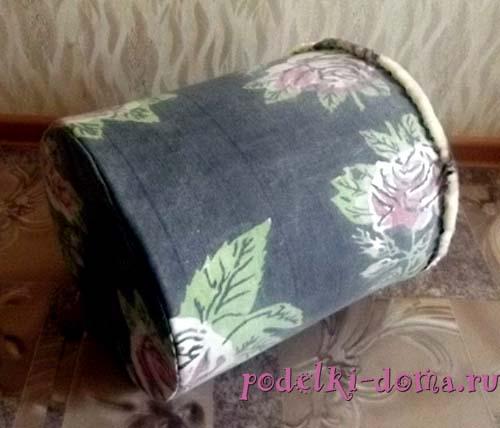 Пуфик из пластиковых бутылок + мк. Пуфик из пластиковых бутылок Отредактирова. 2022 13