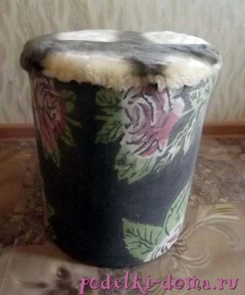 Пуфик из пластиковых бутылок + мк. Пуфик из пластиковых бутылок Отредактирова. 2022 14