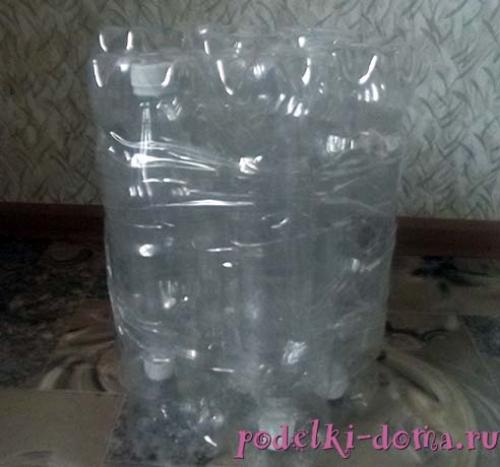 Пуфик из пластиковых бутылок + мк. Пуфик из пластиковых бутылок Отредактирова. 2022 03