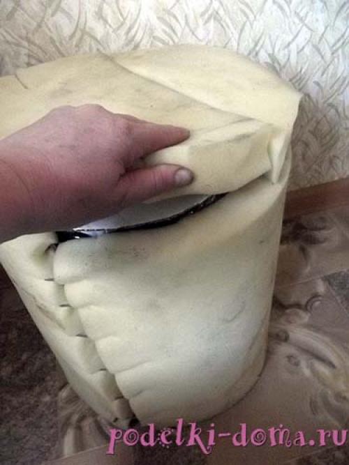 Пуфик из пластиковых бутылок + мк. Пуфик из пластиковых бутылок Отредактирова. 2022 08