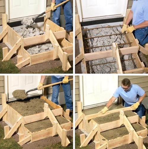 Дизайн крыльца частного дома. Фундамент для крыльца