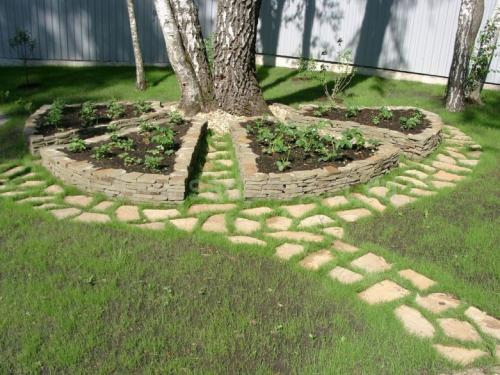 Клумбы из камней своими руками. Породы камней для ландшафтного дизайна