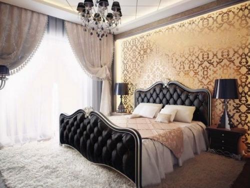 Какие ширины обоев можно использовать в спальне. Материал обоев